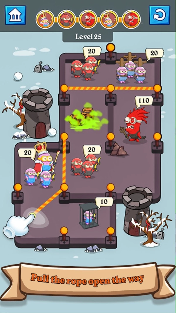 小黄人大冲突通用版图3