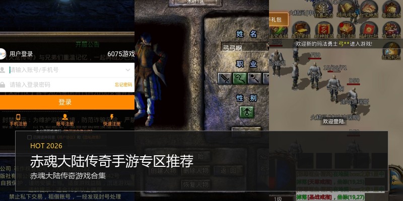 赤魂大陆传奇手游专区推荐