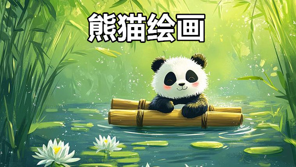 熊猫绘画