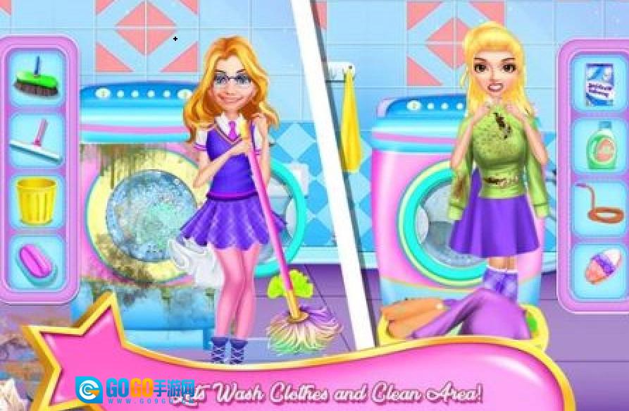 学校女生家庭清洁(SchoolGirlsHouseCleaning)直装游戏版图1