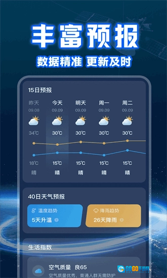 实时卫星天气免费版图1