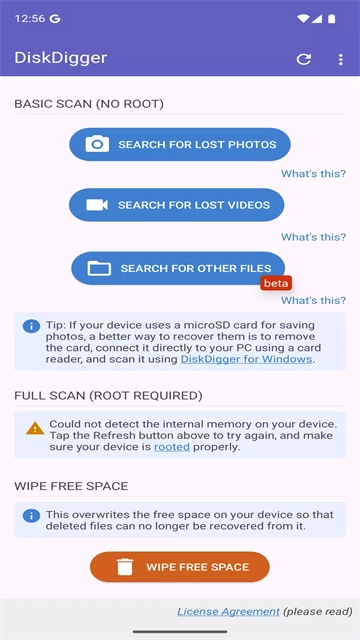DiskDigger照片恢复软件直装版图1
