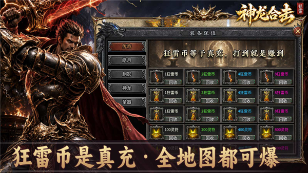 狂雷神龙合击图1