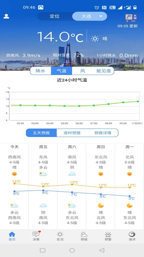 大连气象预报官方正版图2