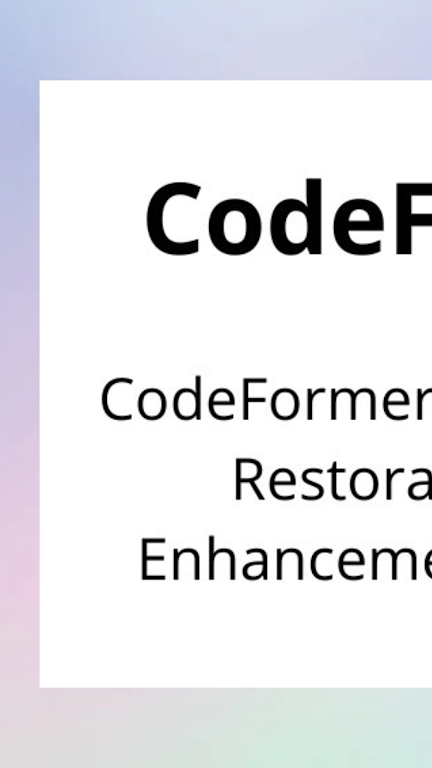 codeformer原版(1)