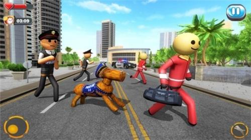 火柴人越狱警犬官方版图2