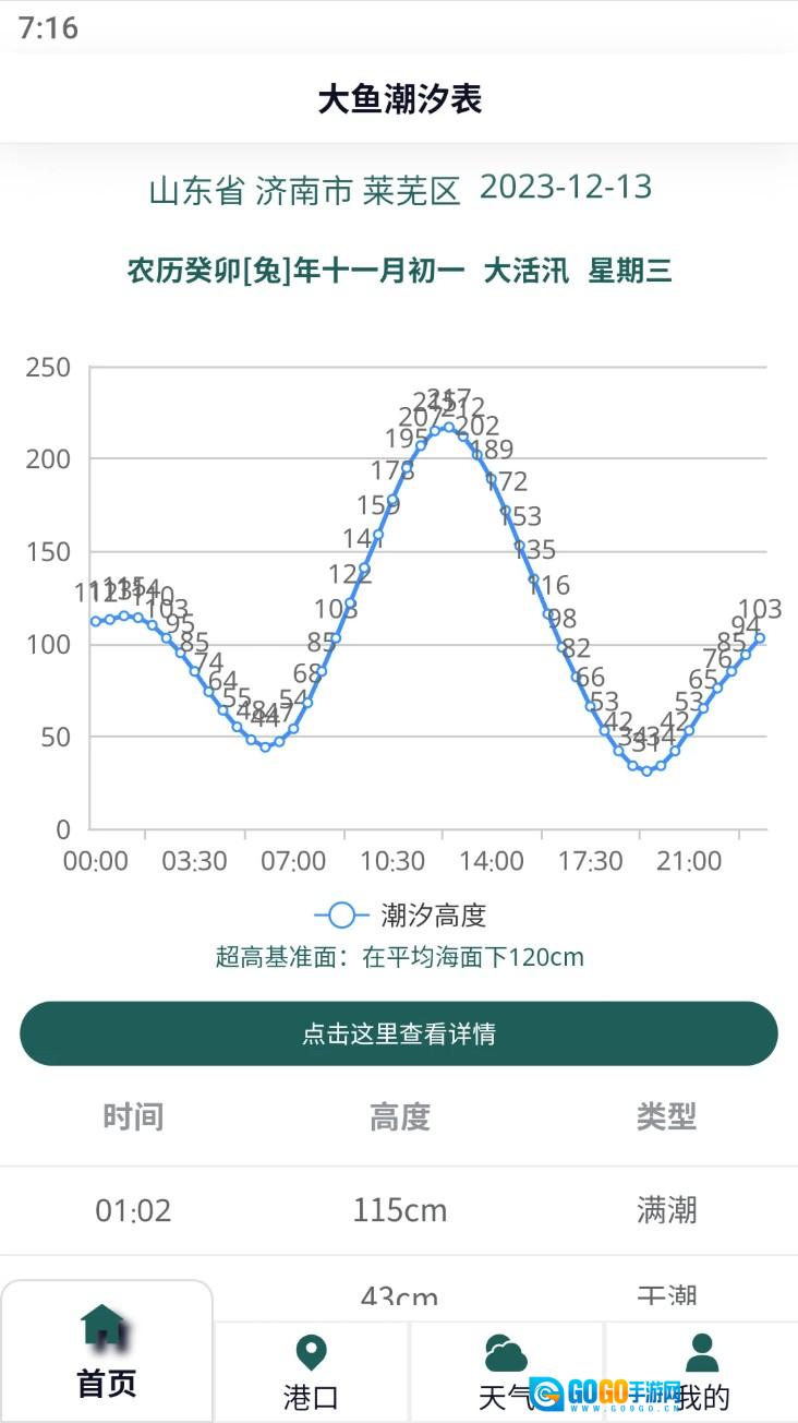 大鱼潮汐表最新免费版图5