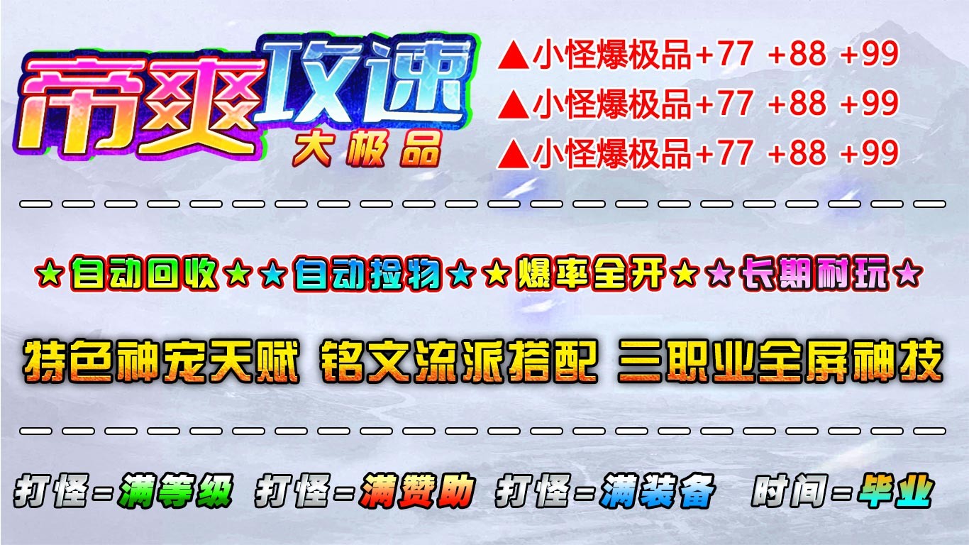 帝爽攻速大极品图4