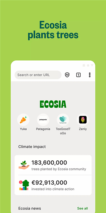 ecosia浏览器原版图1