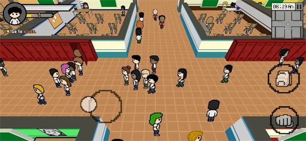 危险学校恶霸之战手游无广告版图1