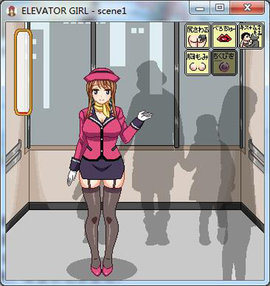 elevator电梯女孩像素桃子移植图2